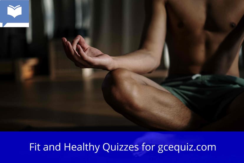 Fit and healthy quiz