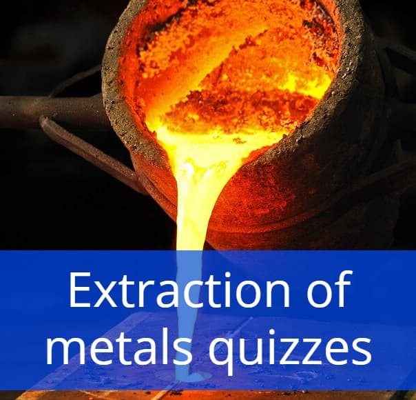 Extraction of metals quizzes