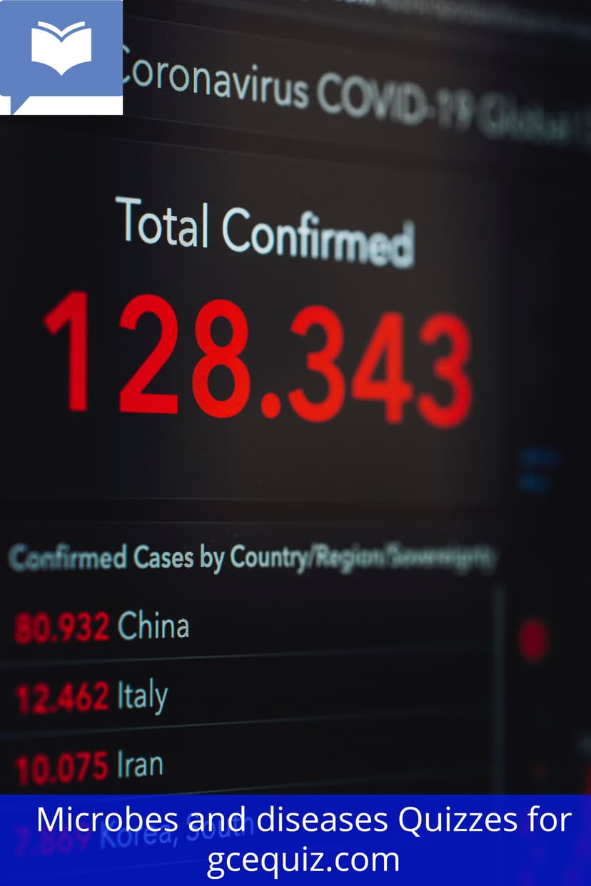 Microbes and diseases quiz